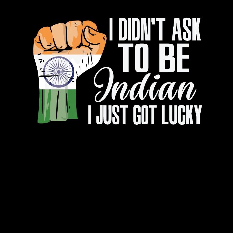 Fierté indienne Drapeau indien cultivé