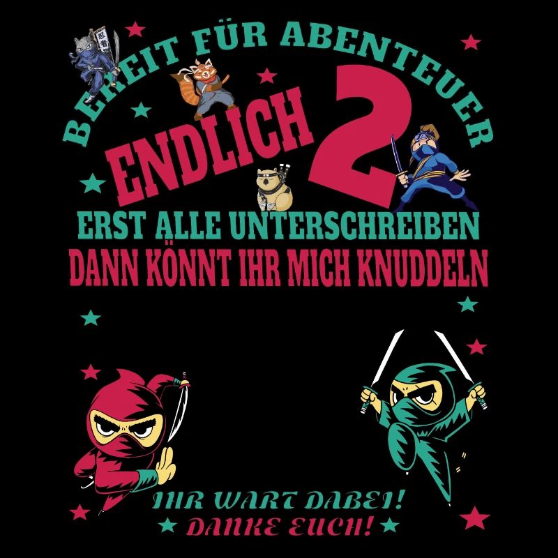 2. Geburtstag Junge & Mädchen Gästebuch