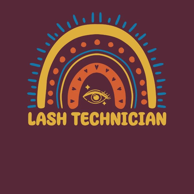 Lash Tech Boho Regenbogen