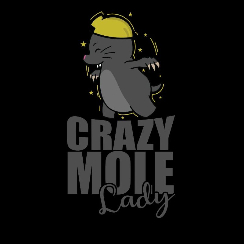 Crazy Mole Lady Animal Tertre Mound