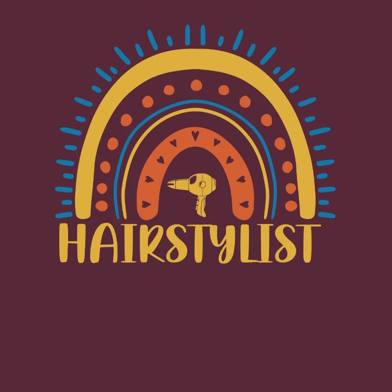 Coiffeur Boho Rainbow Design