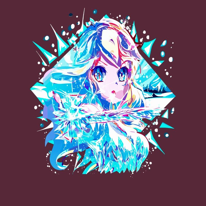Anime Schneekönigin Eisprinzessin
