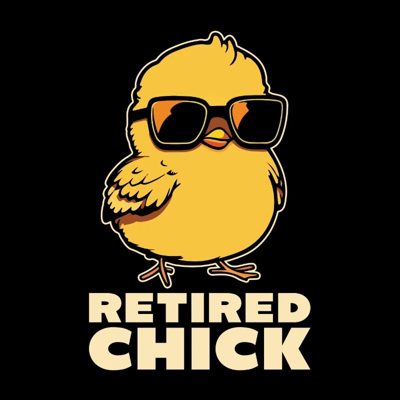 Pension de retraité Cool Poussin retraité
