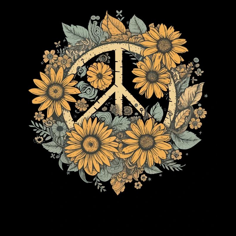 Kostüm Hippie Peace Zeichen