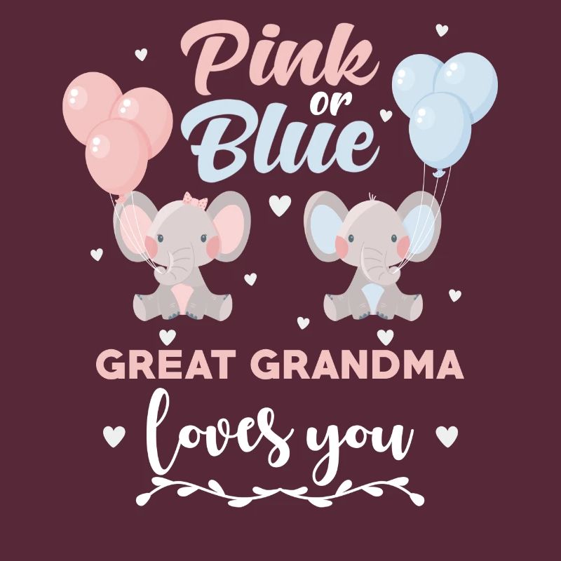 Rosa Oder Blauer Urgroßmutter Elefant