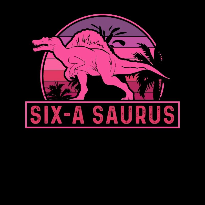 Six-A Saurus Spinosaurus 6e anniversaire