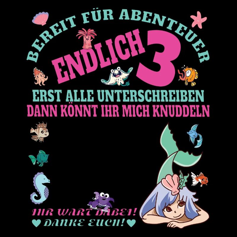 3. Geburtstag Mädchen & Junge Gästebuch
