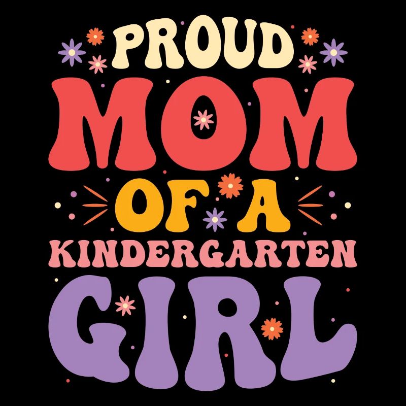 Stolze Mutter Eines Kindergartenmädchens