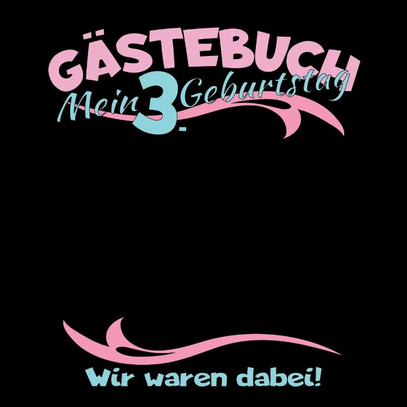 3. Geburtstag Mädchen & Junge Gästebuch
