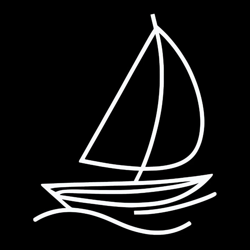 Sailboat Line Art