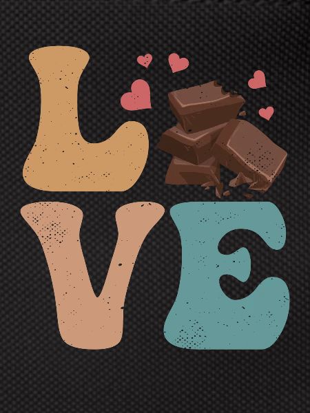 Tablette de chocolat LOVE