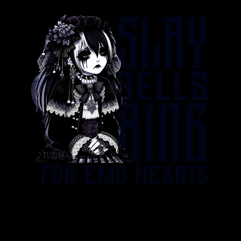 Slay Bells Ring for Emo Hearts Emocore Aesthetic