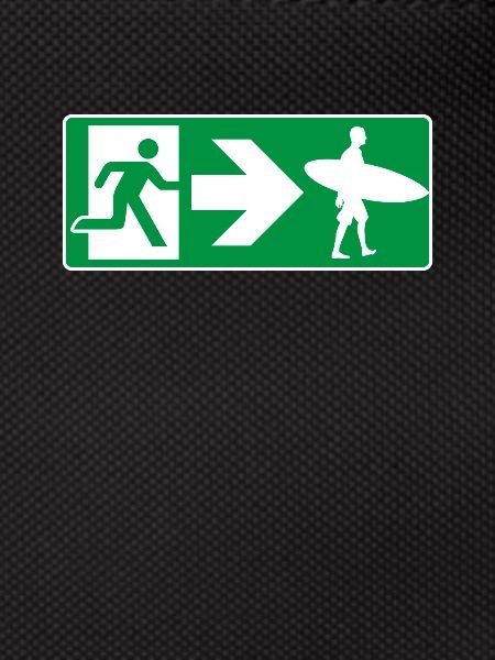 Emergency Exit Surfing Surfer