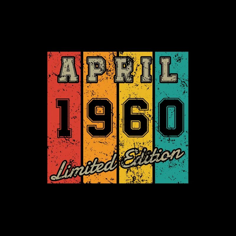 Date de naissance : Avril 1960 - Edition Limitée Rétro