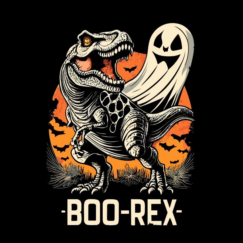 Halloween Dinosaure Dino T-Rex Boo
