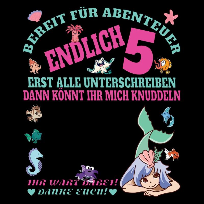 5. Geburtstag Mädchen & Junge Gästebuch