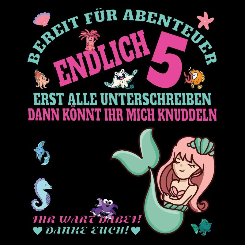5. Geburtstag Mädchen & Junge Gästebuch