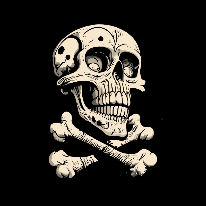 Totenkopf Skull And Bones Totenschädel