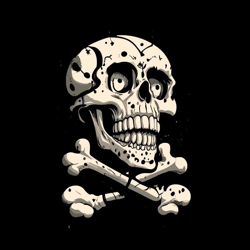 Totenkopf Skull And Bones Totenschädel
