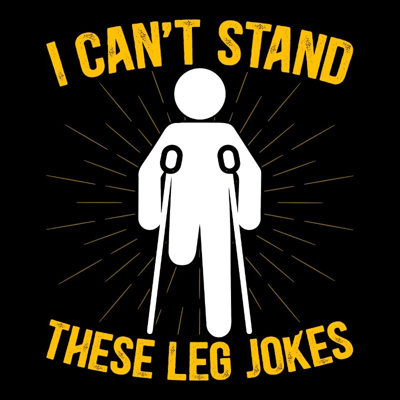 Funny prosthetic leg for amputees