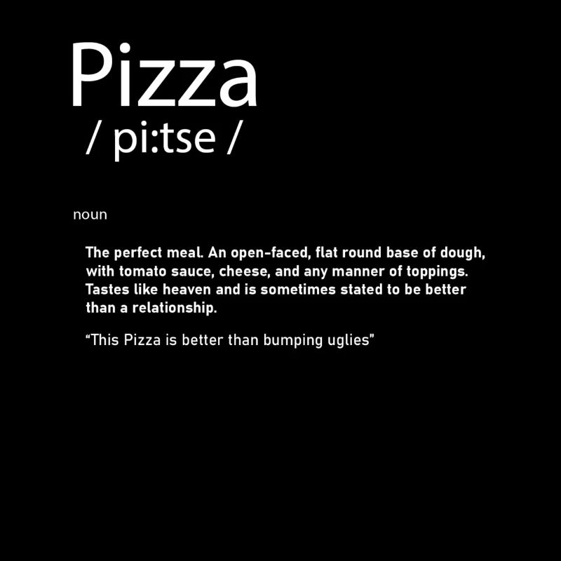 Pizza Definition