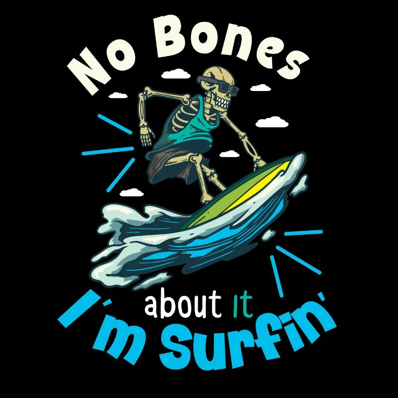 Funny Surfer, The Skeleton Beach Stoke Surf