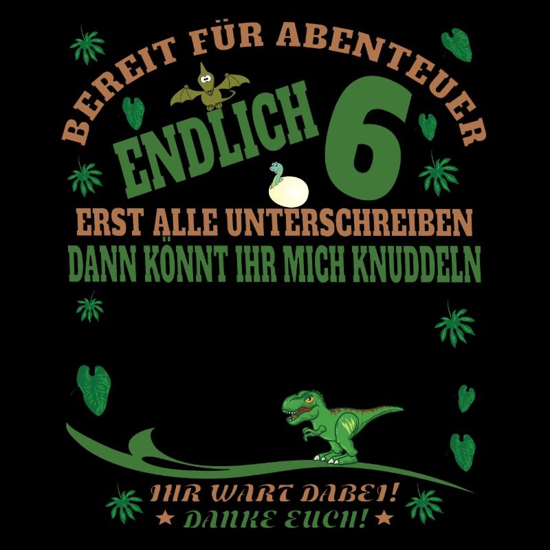 6. Geburtstag Junge & Mädchen Gästebuch