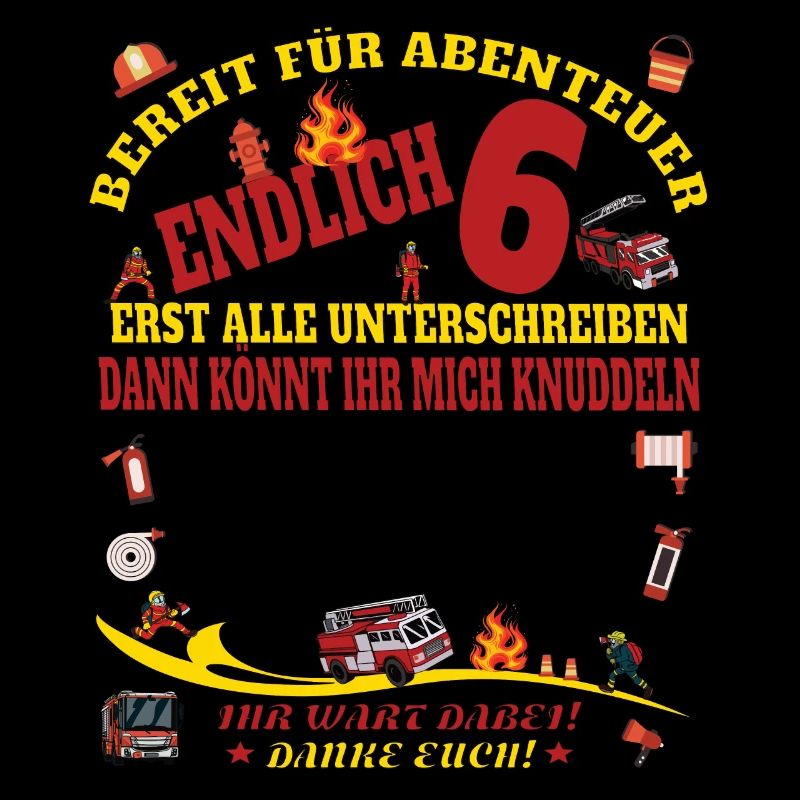 6. Geburtstag Junge & Mädchen Gästebuch