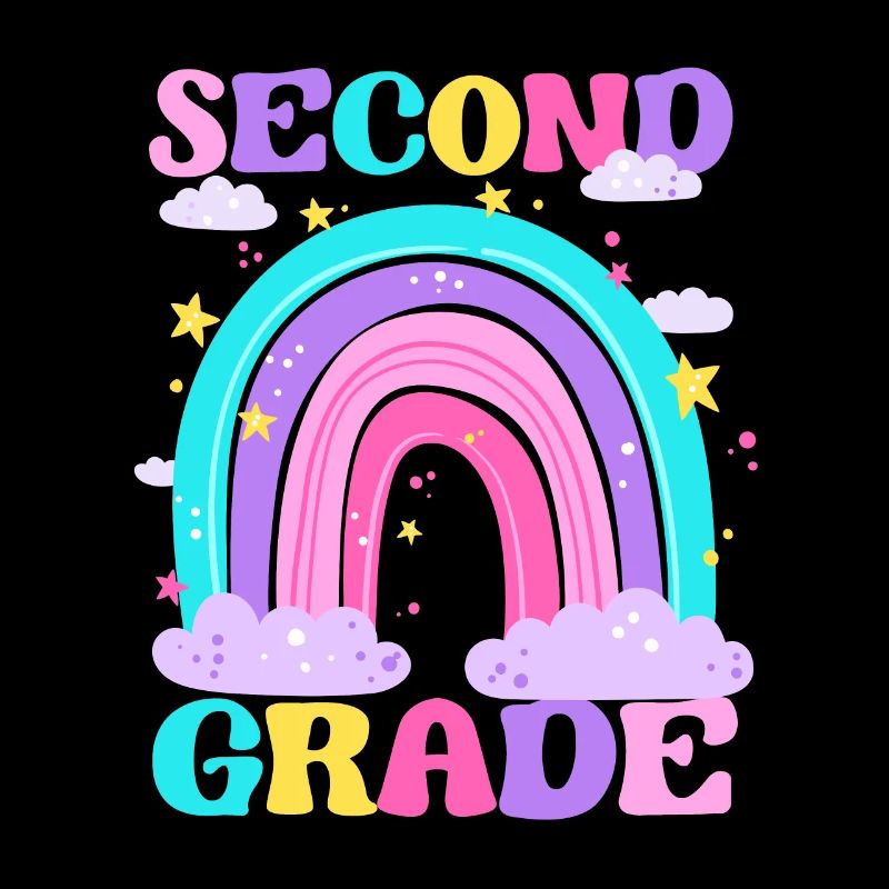 Second Grade 2nd Rainbow Teacher Student 100th