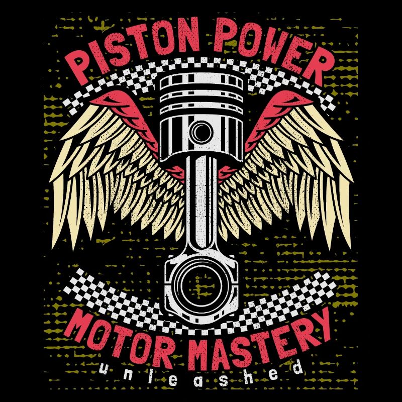 Moto, Motarde Dictant, Piston, Piston Puissance