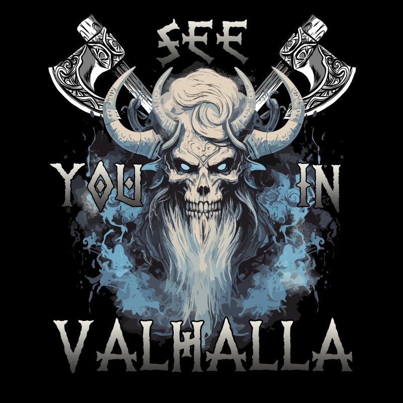 Valhalla warrior the gift for warrior hearts.