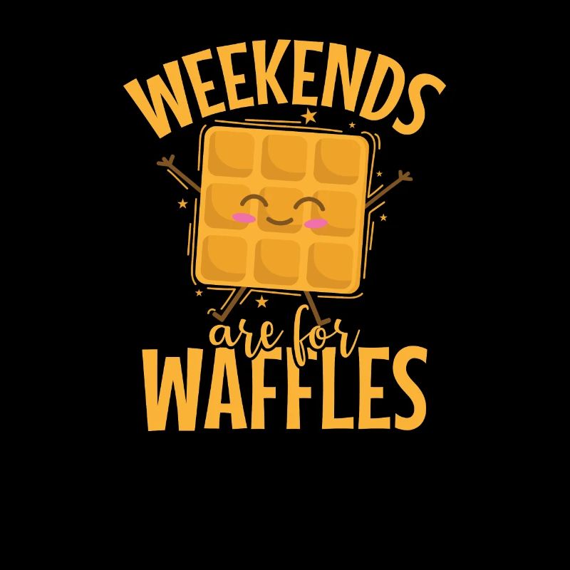 Weekends are for Waffles Snack Gebäck