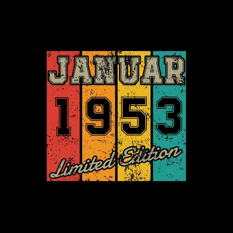 Date de naissance : Janvier 1953 - Édition limitée Retro