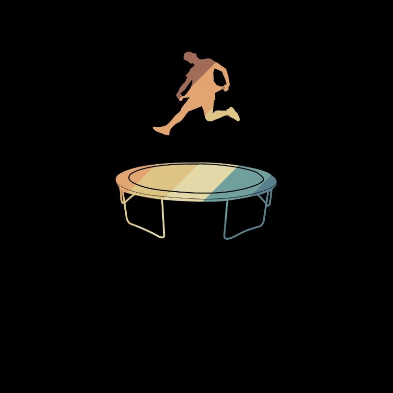 Trampoline Fun Hopping Jumping Hobby