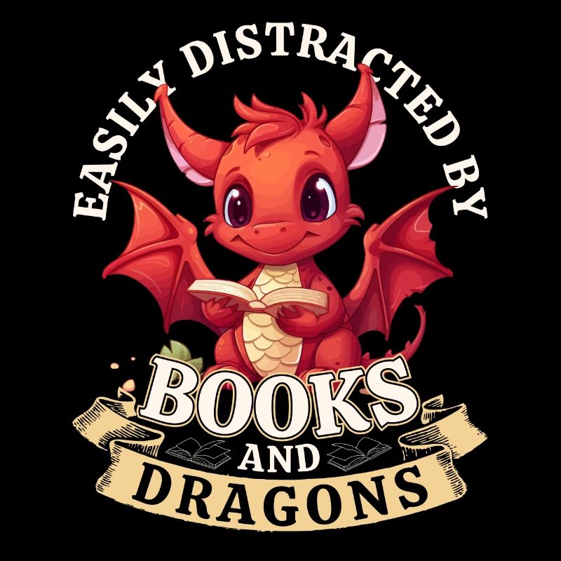 Easily Distracted By Books And Dragons: Drachen