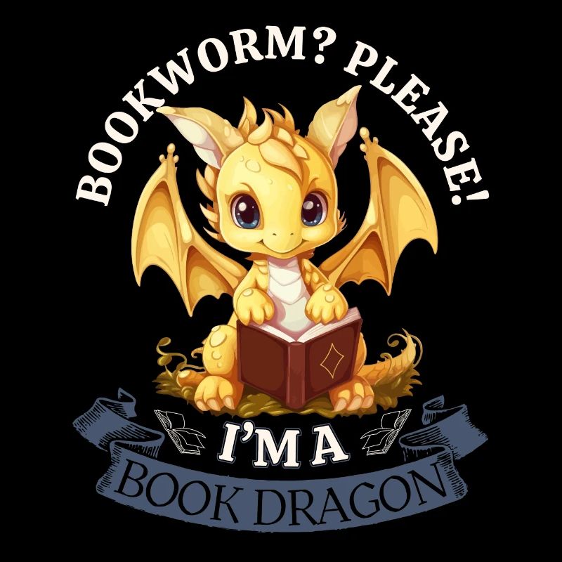 Bücherwurm: "Bookworm? Please! I'm A Book Dragon"
