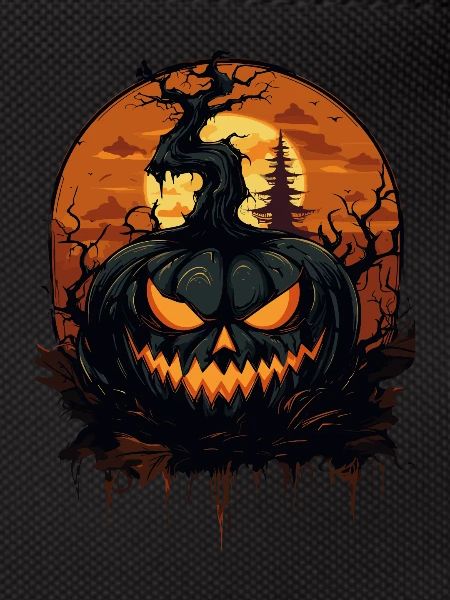 Spooky Halloween Pumpkin