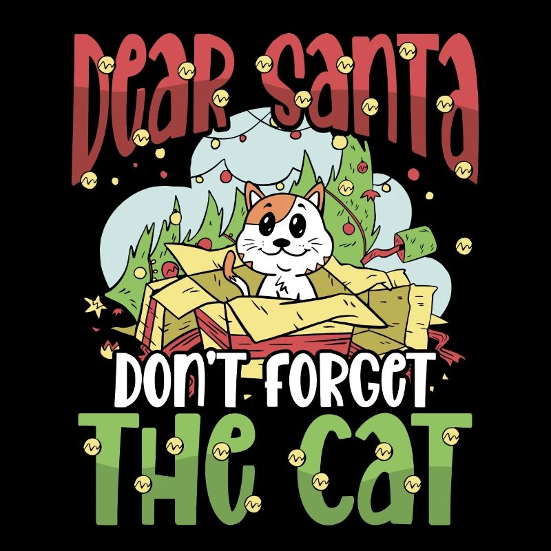 Père Noël, n’oublie pas le chat