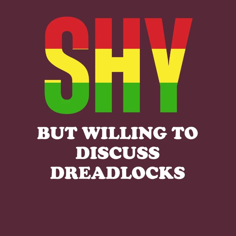 Timide mais prêt à parler de dreadlocks
