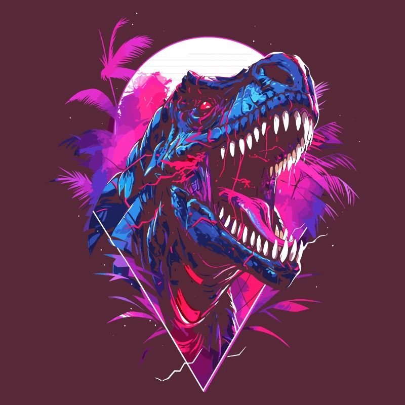 Synthwave T Rex