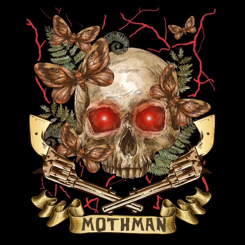 Mothman, Mothman, Crâne, Pistolets Crâne