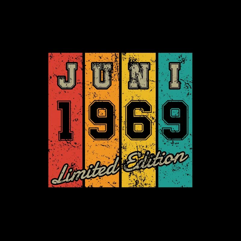 Geburtstag: Juni 1969 - Limited Edition Retro
