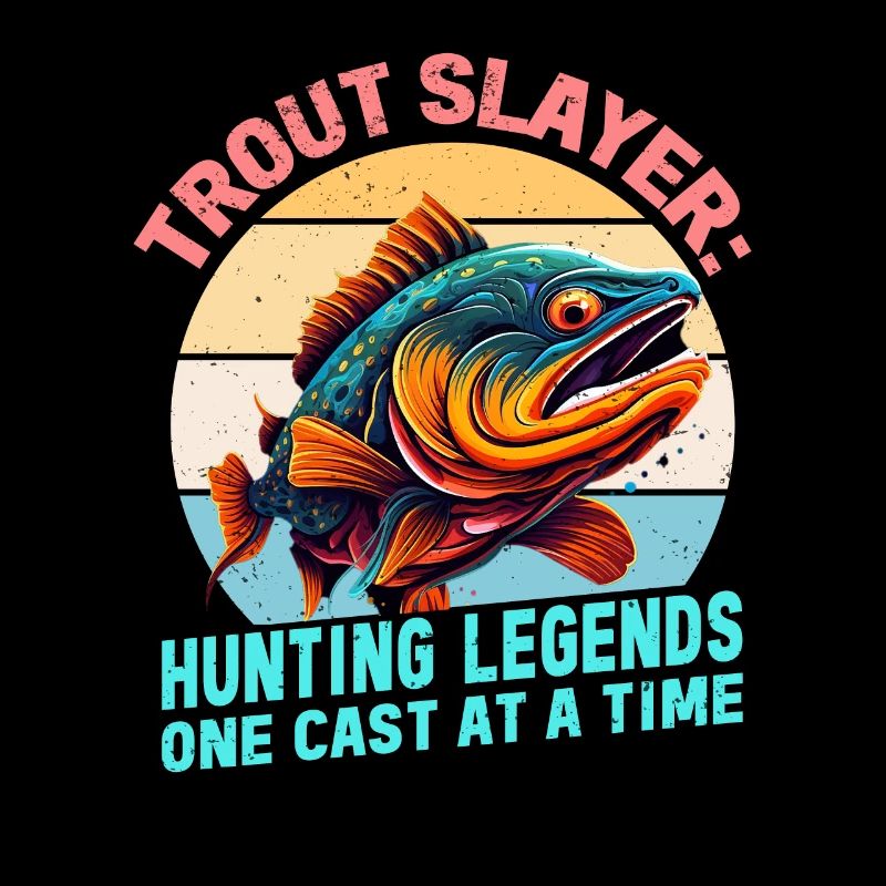 Légendes de chasse tueur de truites, un lancer à la fois W