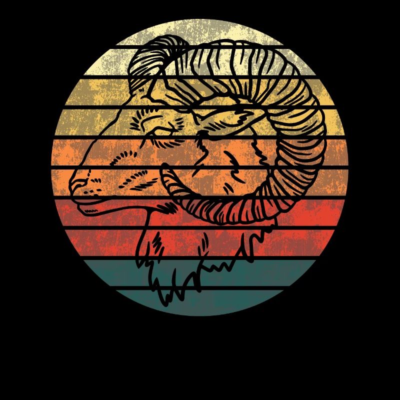 Einzelner Widder Astrologie Sternzeichen Geschenk