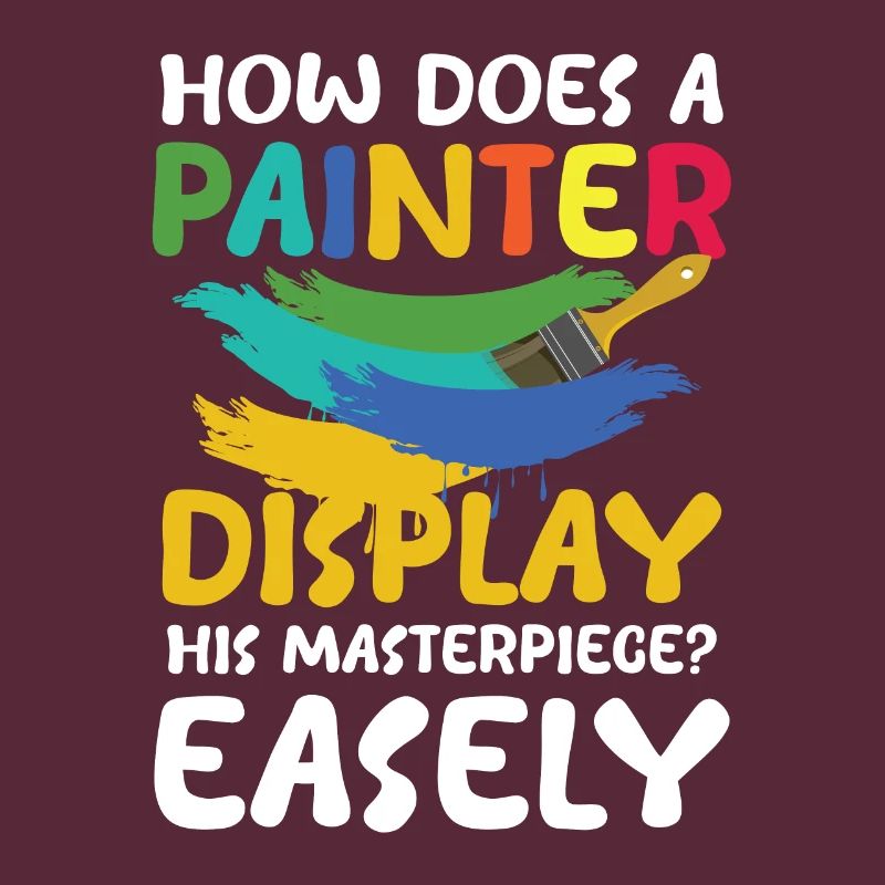How Does A Painter Display His Masterpiece Easely