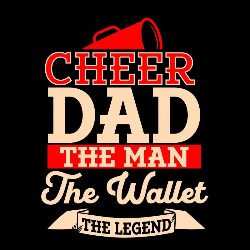 Cheer Dad Cheerleading Cheerleader Daddy