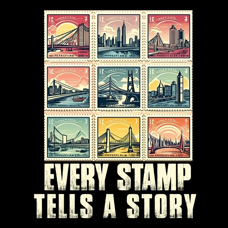 Stamp Collector Postage Stamping Philatelist Men