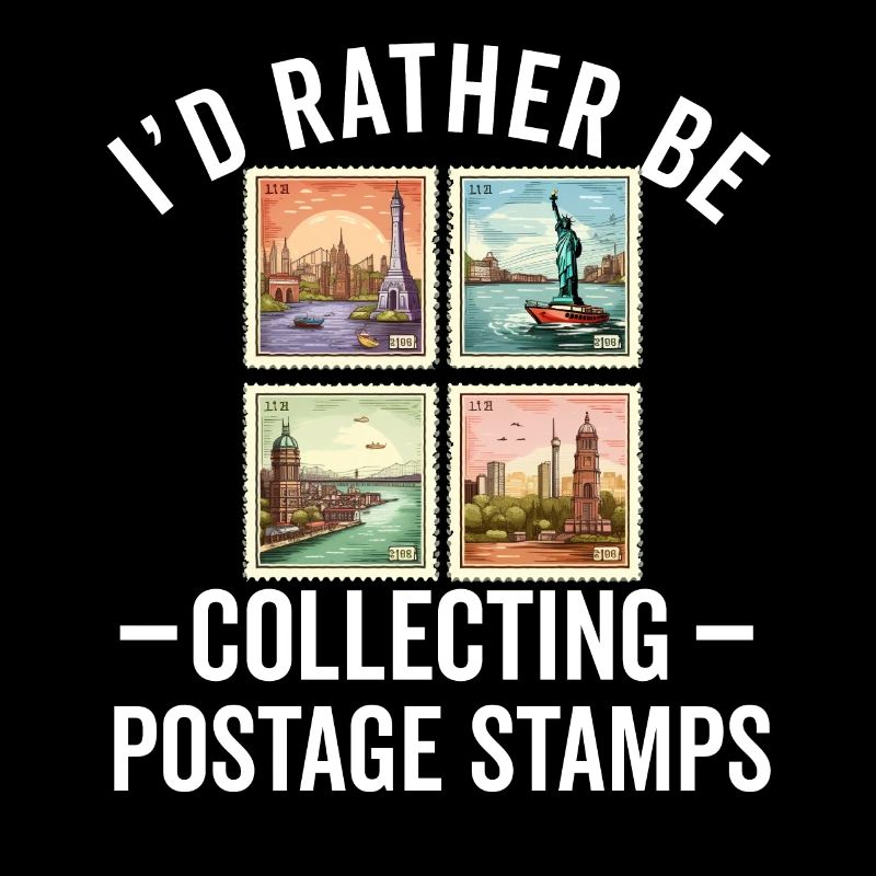 Stamp Collector Postage Stamping Philatelist Men