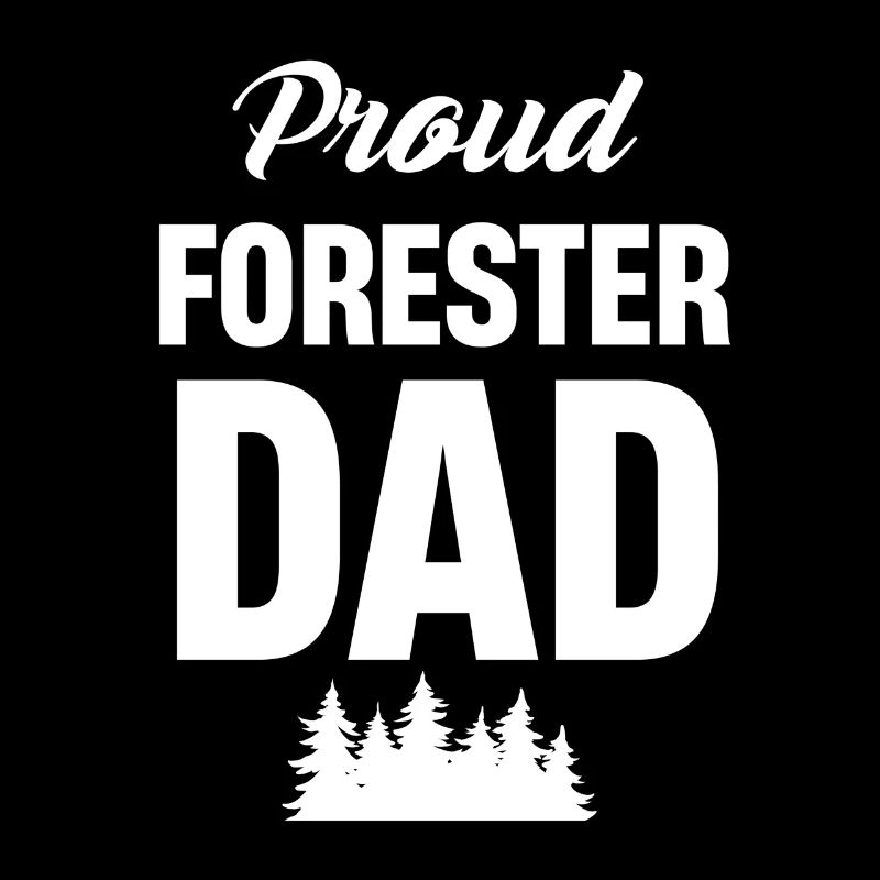Stolzer Förster Papa Baumpfleger Holzfäller
