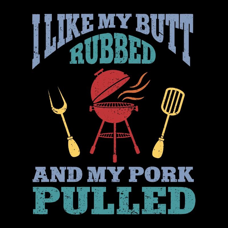 BBQ Pulled Pork Schwein Grill